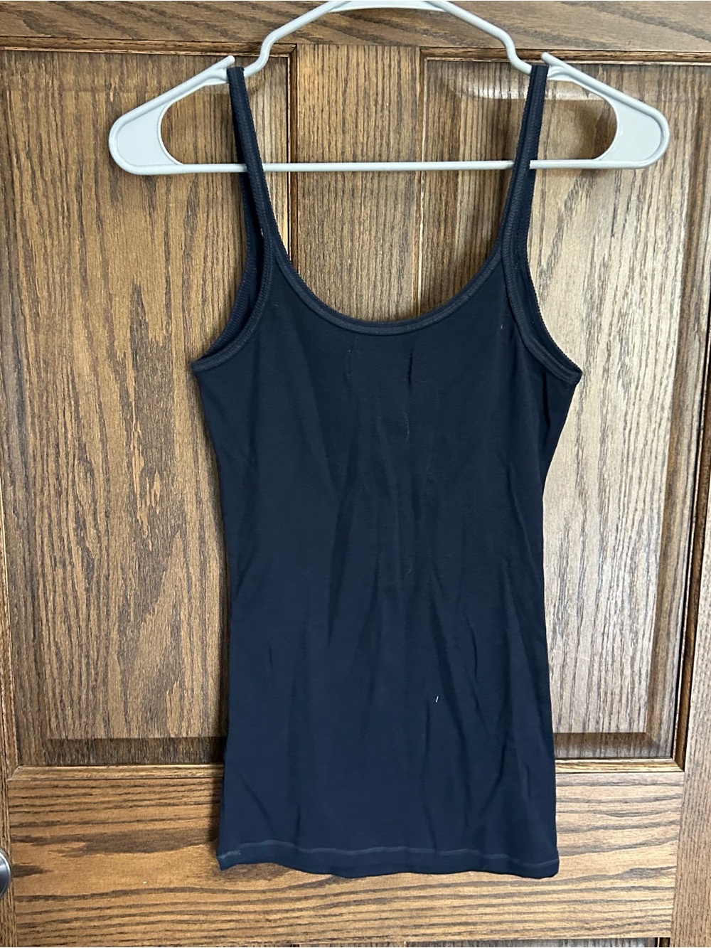 Y2K Abercrombie & Fitch Navy Embellished Scoop Neck Camisole - Picture 3 of 3